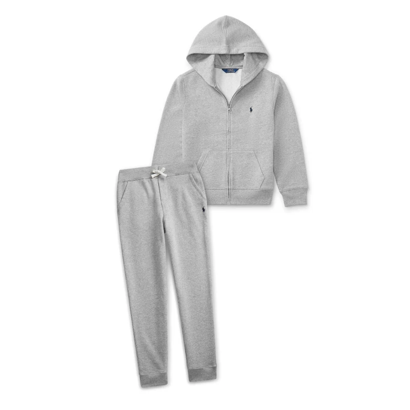 Image of Polo Ralph Lauren Boys' Fleece Jogging Bottoms Lt Gry Sprt Ht male 8Y/S