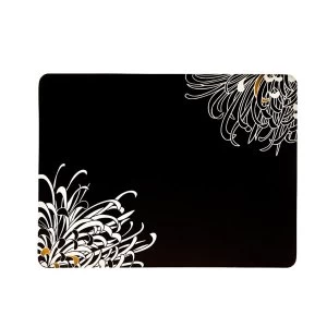 Image of Denby Monsoon Chrysanthemum Charcoal 4 X Placemats