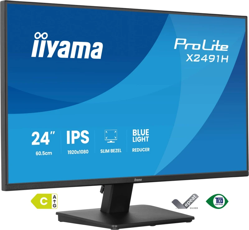 Image of iiyama ProLite X2491H-B1 computer monitor 60.5cm (23.8") 1920 x