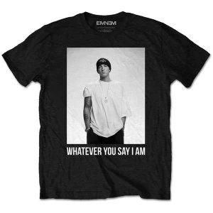 Image of Eminem - Whatever Mens Large T-Shirt - Black
