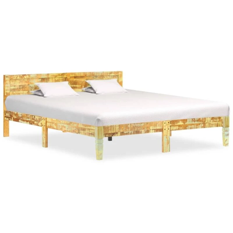 Image of VIDAXL Bed Frame without Mattress Solid Reclaimed Wood 180x200cm Vidaxl 8719883997360