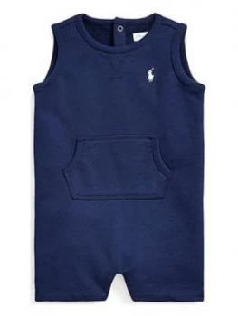 Image of Ralph Lauren Baby Boys Pocket Front Shortall - Navy