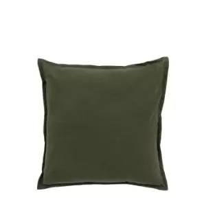 Image of Cowie Cushion Cover Khaki (Green)