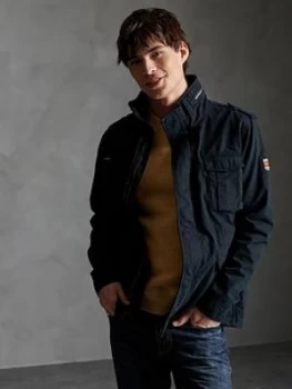 Image of Superdry Classic Rookie Jacket, Navy, Size S, Men