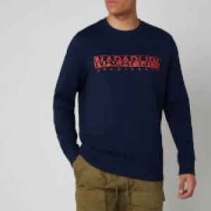 Image of Napapijri Mens Bolanos C Sweatshirt - Medieval Blue - L