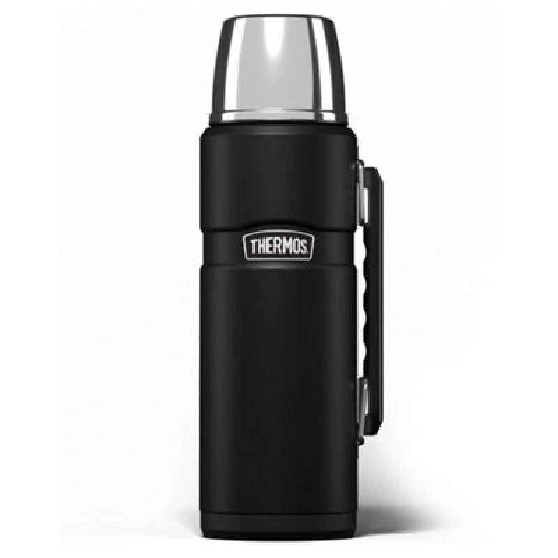 Image of Thermos Stainless Steel King Flask, 1.2L, Matt Black