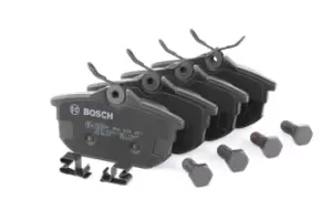 Image of Bosch Brake pad set 0 986 424 427 Brake pads,Brake pad set, disc brake VOLVO,MITSUBISHI,SMART,V40 Kombi (645),S40 I (644),COLT VI (Z3_A, Z2_A)