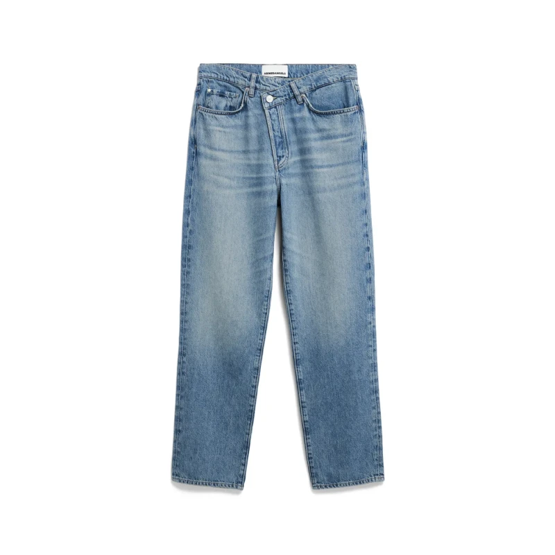 Image of ARMEDANGELS Womens jeans ARMEDANGELS Aaikala Detail Bleu Female 25x32