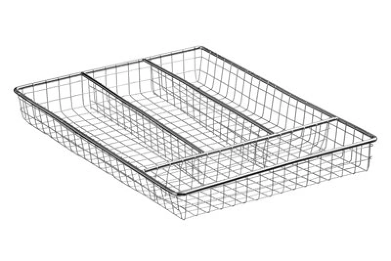 Image of Premier Housewares Interiors By Premier Esme Chrome Cutlery Tray