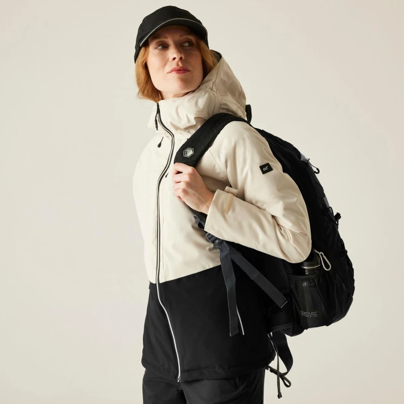 Image of Regatta Womens Highton Stretch Waterproof Insulated Jacket Beige female 8