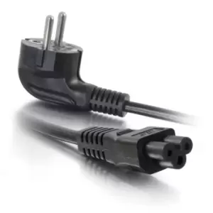 Image of C2G 2m European Laptop Power Cord (CEE 7/7 to IEC 60320 C5)