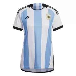 Image of adidas Argentina FA Home Shirt 2022 2023 Womens - White