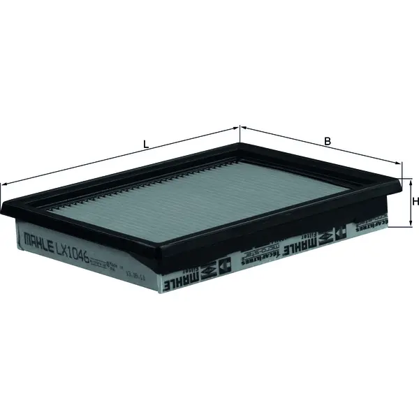 Image of x1 Mahle Air Filter Filter Insert LX1046 78562324 Made in PH