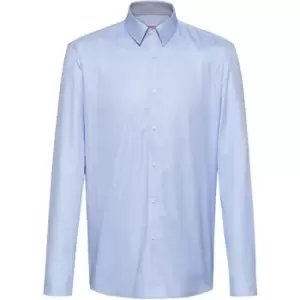 Image of Hugo Vidal Shirt Mens - Blue