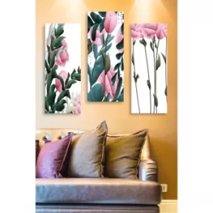 Image of MDF0065 Multicolor Decorative MDF Painting (3 Pieces)