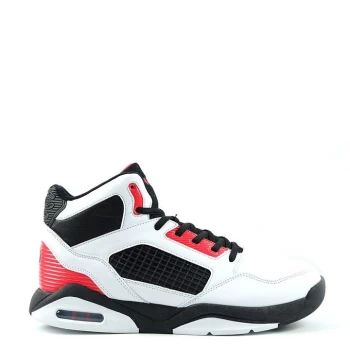 Image of SHAQ Bankshot Childrens Basketball Trainers - White/Black/Red
