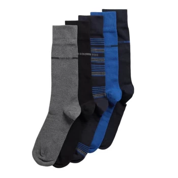 Image of BOSS Bodywear Mens 5-Pack Gift Set Socks