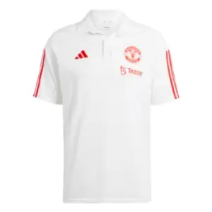 Image of 2023-2024 Man Utd Polo Shirt (White)