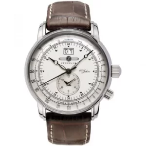Image of Mens Zeppelin 100 Jahre Dual Time Watch