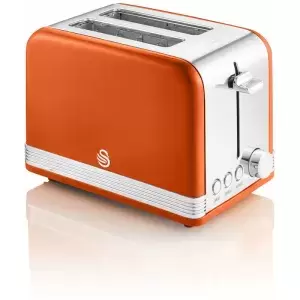 Image of Swan ST14610WHTN 2 Slice Retro Toaster