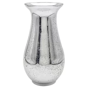 Image of Silver Mirror Shape Vase Medium