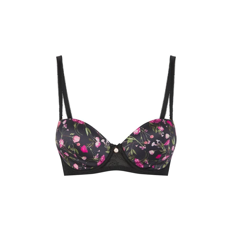 Image of Ted Baker Womens Multiway Bra Black Floral female 32DD