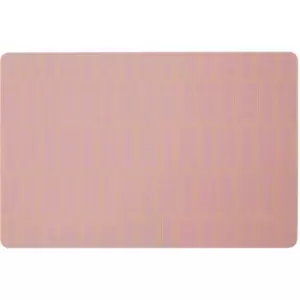 Image of Premier Housewares - Set of 4 Frosted Place Mats/ Woven Placemats Mat/ Pink Table Mats/ W44 X D29 X H1cm