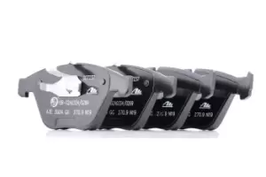Image of ATE Brake pad set 13.0460-7237.2 Brake pads,Brake pad set, disc brake BMW,3 Touring (E91),3 Limousine (E90),3 Coupe (E92),X1 (E84),3 Cabrio (E93)