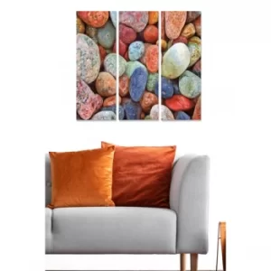Image of MDF167089 Multicolor Decorative MDF Painting (3 Pieces)