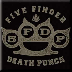 Image of Five Finger Death Punch - Brass Knuckle Fridge Magnet