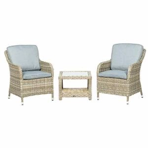 Image of Royalcraft Wentworth Rattan 2 Seater Imperial Companion Set - Garden & Outdoor