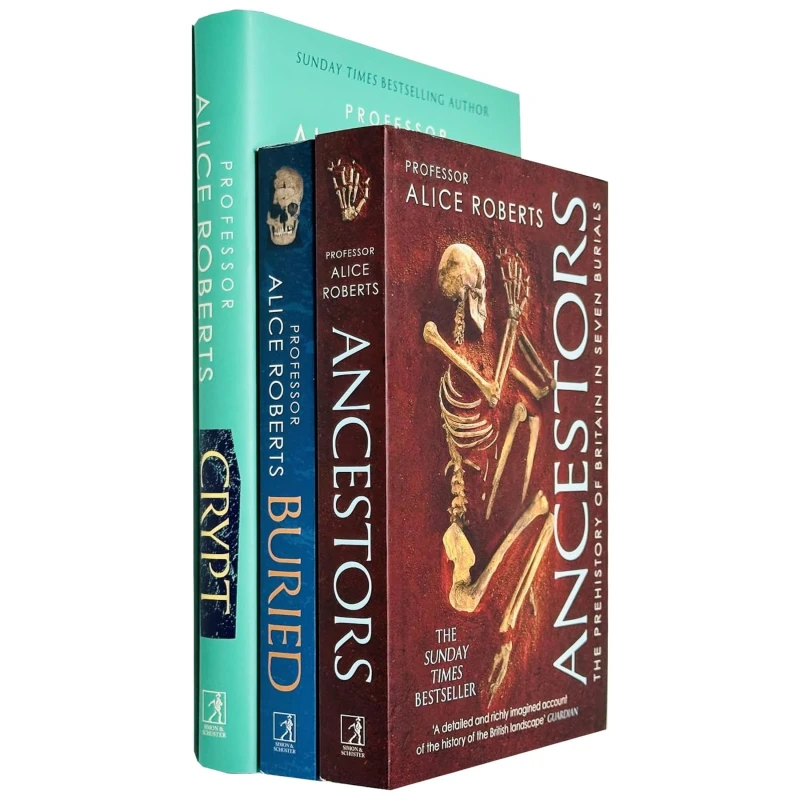Image of Alice Roberts Collection 3 Book Set Buried Ancestors Crypt Alice Roberts Books