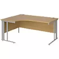 Image of Dams International Left Hand Ergonomic Desk MCM16ELSO 1,600 x 1,200 x 725 mm