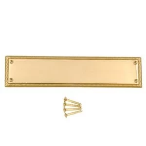 Image of BQ Brass Finger Plate W67mm