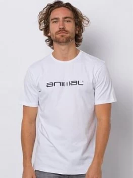 Image of Animal Classico Graphic Short Sleeve T-Shirt - White