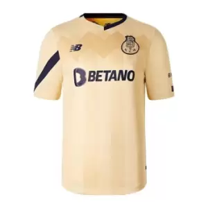 Image of New Balance Porto Away Shirt 2023 2024 Adults - Gold