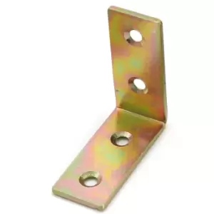 Image of Steel from Corner l Shape Brace Angle Bracket - Size 40 x 40 x 17mm - Pack of 30