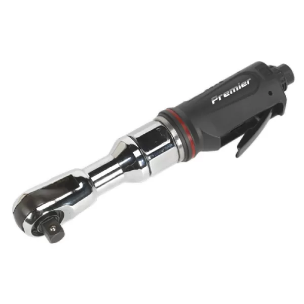 Image of Genuine SEALEY SA608 Air Ratchet Wrench 1/2Sq Drive Premier