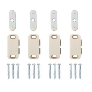 Image of BQ Cream Magnetic Catch Pack of 12