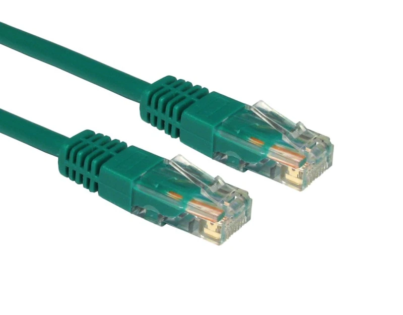 Image of Cables Direct 7m Cat5e. M - M networking cable Green U/UTP (UTP)