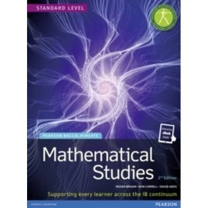 Image of Pearson Baccalaureate Mathematical Studies 2nd edition print and ebook bundle for the IB Diploma