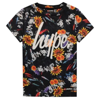 Image of Hype x LEGO Ninjago Oriental T Shirt - Black/Orange