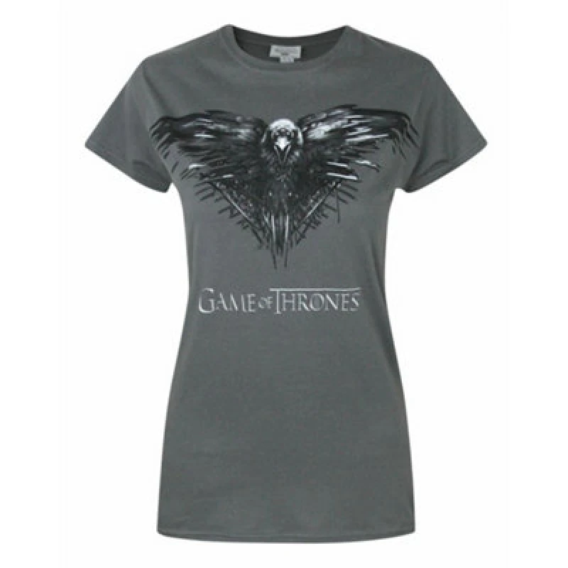 Image of Game Of Thrones Short Sleeved T-Shirt Grey female