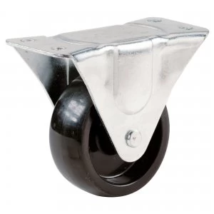 Image of Select Hardware Rigid Castor Rubber Wheel 101mm 1 Pack
