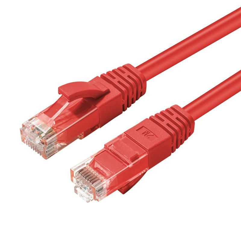 Image of Microconnect CAT6A UTP Network Cable 0.3m. Red