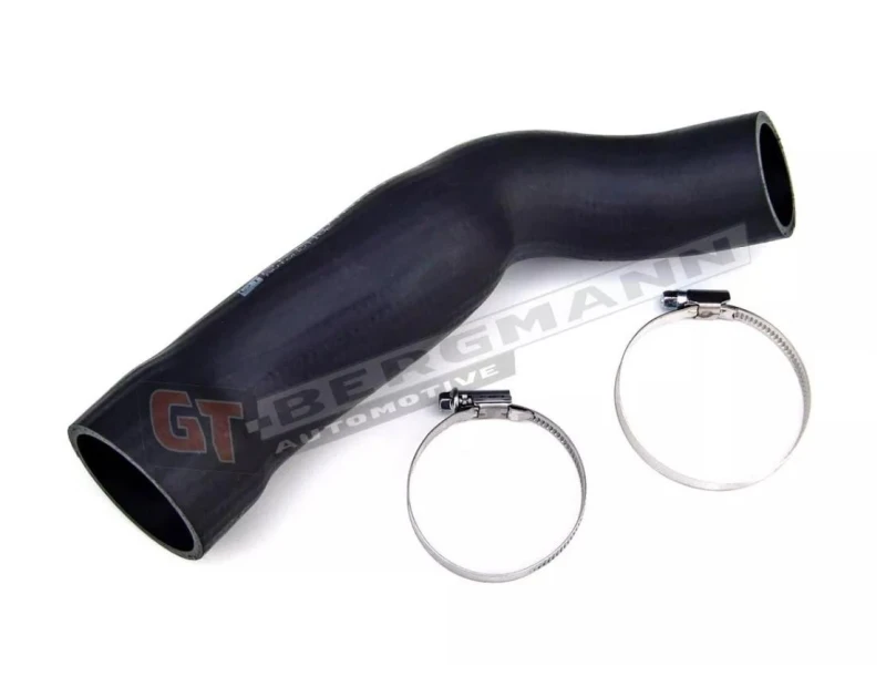 Image of GT-BERGMANN GT52-052 Turbocharger Hose with clamping pieces, Rubber with fabric lining Rubber with fabric lining Charger Intake Hose (3314)