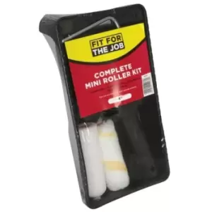 Image of Fit For The Job Mini Roller Kit With Emulsion & Gloss Rollers- you get 24