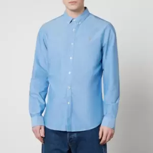 Image of Farah Brewer Logo-Embroidery Organic Cotton-Pique Shirt - M