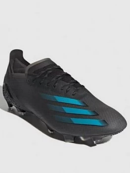 Image of Adidas Mens X Ghosted.1 Firm Ground Football Boot, Black, Size 7, Men