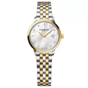 Image of Raymond Weil Toccata Ladies Diamond Two-Tone Bracelet Watch